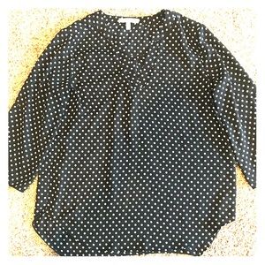 Polka dot blouse